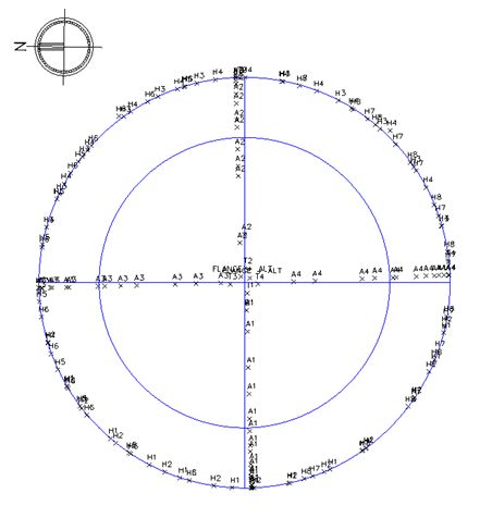 A storage tank seen from inside